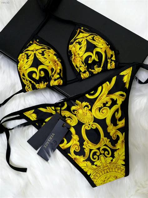 versace suing cote swimmate swimsuit|versace bikini tops.